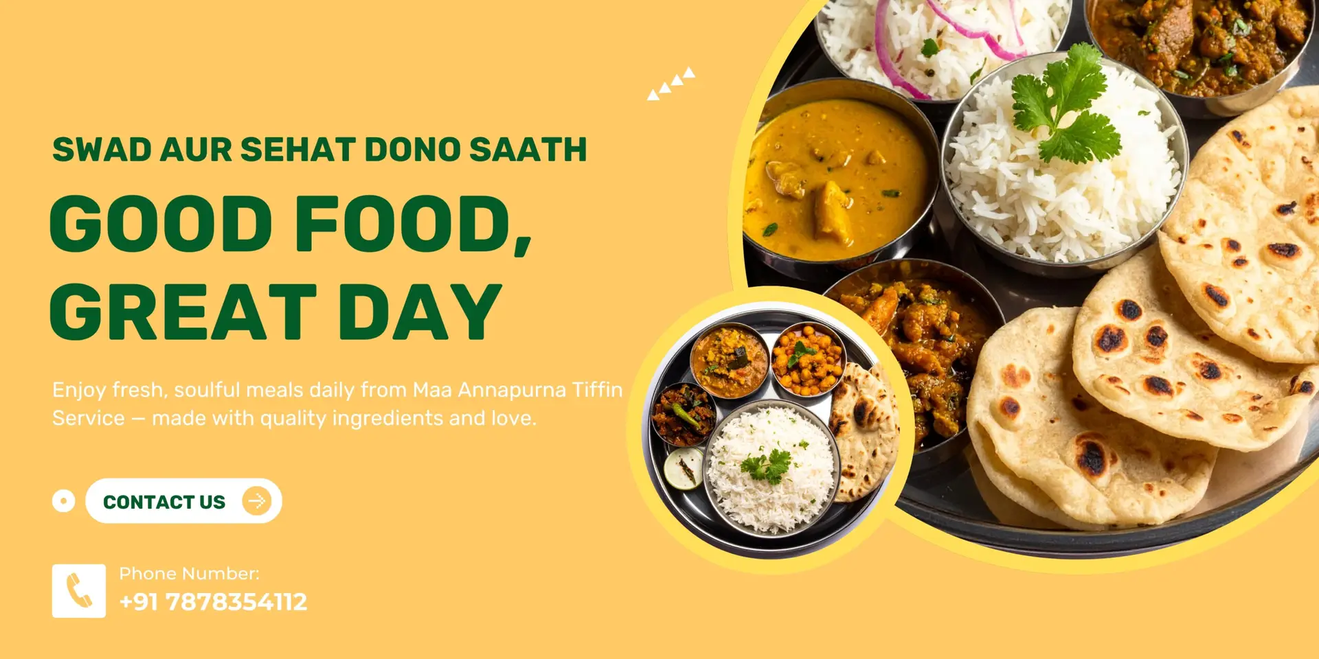 Red Yellow Modern Asian Food Restaurant Banner